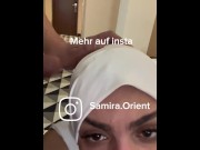 Preview 2 of German Hijab Muslim love sucking and cum