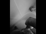 Preview 1 of Cum Shower in Black and White! Cumshot on Onlyfans! Link in Bio