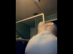 Slut Shows Off Tight Dress for Date