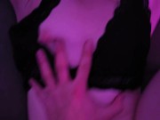 Preview 1 of Amateur slut gets hardcore fucked and sucks the pussy juice from the cock roomte POV