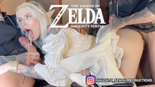 Elf Princess ZELDA roughly fucked by Stranger! REAL LIFE HENTAI - Ahegao Cosplay Girl