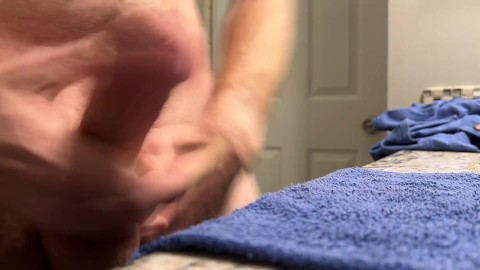 Time lapse cum shot from my large cock