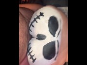 Preview 2 of Halloween ass painting jack the skeleton