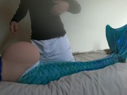 Preview 5 of Dr. Lambert performs a natural bizarre insemination experiment on a Pregnant Mermaid