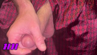 Wichsen Nahaufnahme Des Großen Schwanzes Mit Sperma