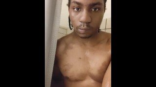 nero gay uomo doccia sexy