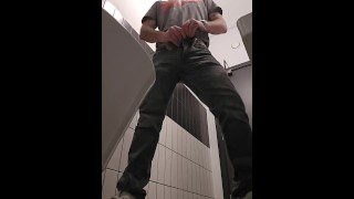 Pissing in a toilet on a job I was at