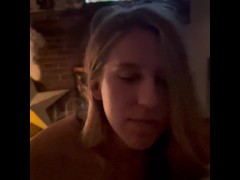 Slut swallows two loads 10/16