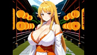 [Hentai Game Big tits japanese female ninja gets creampied]