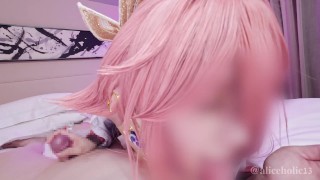 💙【AliceHolic13】 Idol Game Cosplaying stage costume creampie compilation hentai video