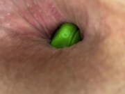 Preview 6 of Closeup - Sealing Green in my slick hole