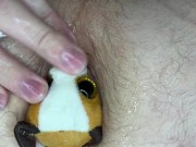 Preview 5 of FIrst time stuffing my hole with a plush toy