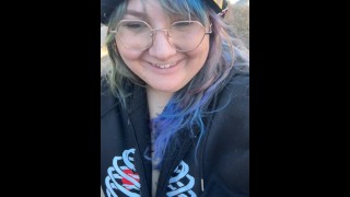 Flashing on my morning walk