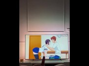 Preview 5 of Amateur guy watching hentai porn while jerking off - 4K