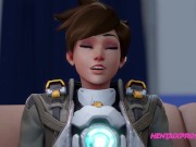 Preview 3 of Tracer Giving a Quick Footjob ⁕ OVERWATCH ⁕ 3D HENTAI
