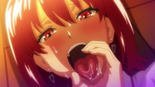 Beautiful Redhead With Huge Tits Loves Swallowing Semen and Tongue Kissing | Hentai Anime 1080p