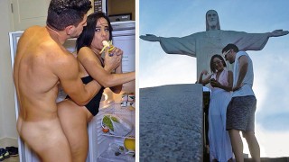 Sexy Brazilská Zlatokopka Se Zvedne S Pasovým Trikem
