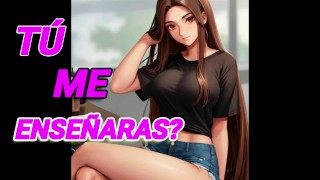 YOU TEACH THE SHY NERD GIRL HOW YOU SHOULD SUCK HER Amsr Roleplay Voz Argentina