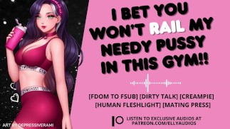 (ASMR) 🩷 Your Gym Bunny GF Is Dripping Wet For You In The Gym 🩷