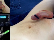 Preview 1 of Another Fun E-Stim Session, with graphic showing stimulation