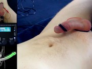 Preview 2 of Another Fun E-Stim Session, with graphic showing stimulation