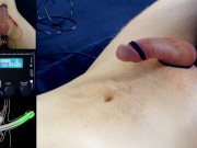 Preview 4 of Another Fun E-Stim Session, with graphic showing stimulation