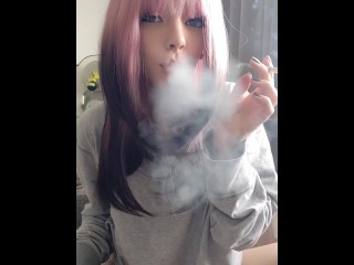 Your Egirl Stepsis Smoking in your Face(full Vid on my 0nlyfans/ManyVids)