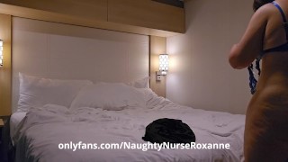 Room Hopping To Fuck Multiple Guys In One Hotel