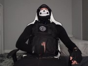 Preview 6 of Ghost cosplayer cums from masturbating to you