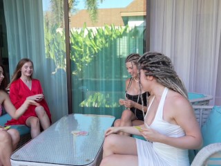 Sweetie Fox, Diana Rider, Anastangel, Loly Lips Seduce The Villa Staff v.1
