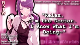 【NSFW Audio rollenspel】 Je Hot buurman wil dokter met je spelen ~ 【F4M】