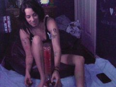 Welcome to Stoner Babe: A Tattoed Sub takes Fat Tokes