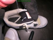 Preview 1 of 2 Cumshots in Nike Jordan 4 for a guy