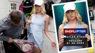 High School Athlete Skyler Storm Is Caught Shoplifting By A Lustful Mall Police Officer