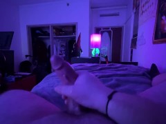 *ASMR LOUD MOANING* HUGE CUMSHOT AND DEEP VOICE DOMINANT MALE JERKING OFF