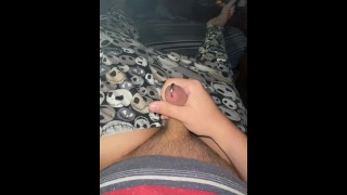 Jerkoff and Cum on Pajamas