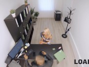 Preview 5 of LOAN4K. Euro MILF fucks in the office to make her American dream come true