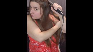 Fertig machen am frühen Valentinstagmorgen. Zweiter Teil.