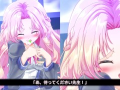 【#03 どこでも？おさわり！プリンセス☆タッチ 実況(体験版)】爆乳J〇がトイレでおっぱいやお尻を揉まれたり・・(アニメーションおさわり同人エロゲ－）