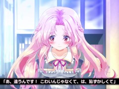 【#03 どこでも？おさわり！プリンセス☆タッチ 実況(体験版)】爆乳J〇がトイレでおっぱいやお尻を揉まれたり・・(アニメーションおさわり同人エロゲ－） 8/16