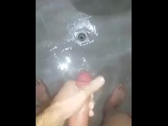 Masturbation in the bathroom