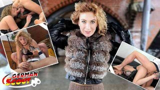 GERMAN SCOUT - Reife Ukrainerin Julia in Berlin abgeschleppt und versaut beim Casting gefickt