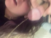 Preview 1 of Pissed in my girls hair and nut on her face in bed