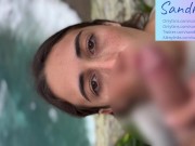 Preview 4 of FACE SLAPPING AND SEXY BLOWJOB next to a cliff
