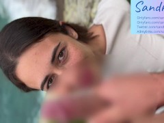 FACE SLAPPING AND SEXY BLOWJOB next to a cliff