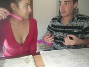Preview 1 of PRIVATE STUDENT WITH BIG ASS SEDUCED, FUCKED AND CUMMED BY THE TUTOR