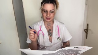 Médico implorando anal esguicha