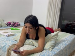 Alexa is reading poetry and ends up masturbating