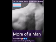 Preview 2 of Nurse Girl Gives Positive Affirmations and a Blowjob to a Trans Guy TM/F