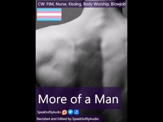 Nurse Girl gives Positive Affirmations and a Blowjob to a Trans Guy TM/F